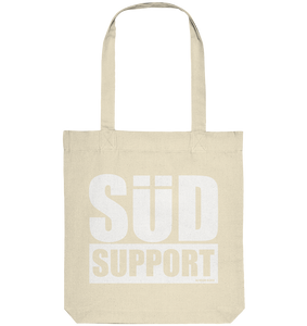 N.O.S.W. BLOCK Fanblock Tote-Bag "SÜD SUPPORT" Organic Baumwolltasche natural