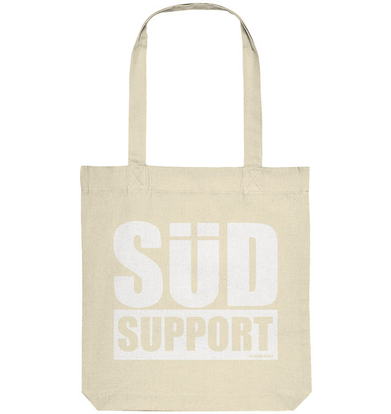 N.O.S.W. BLOCK Fanblock Tote-Bag "SÜD SUPPORT" Organic Baumwolltasche natural