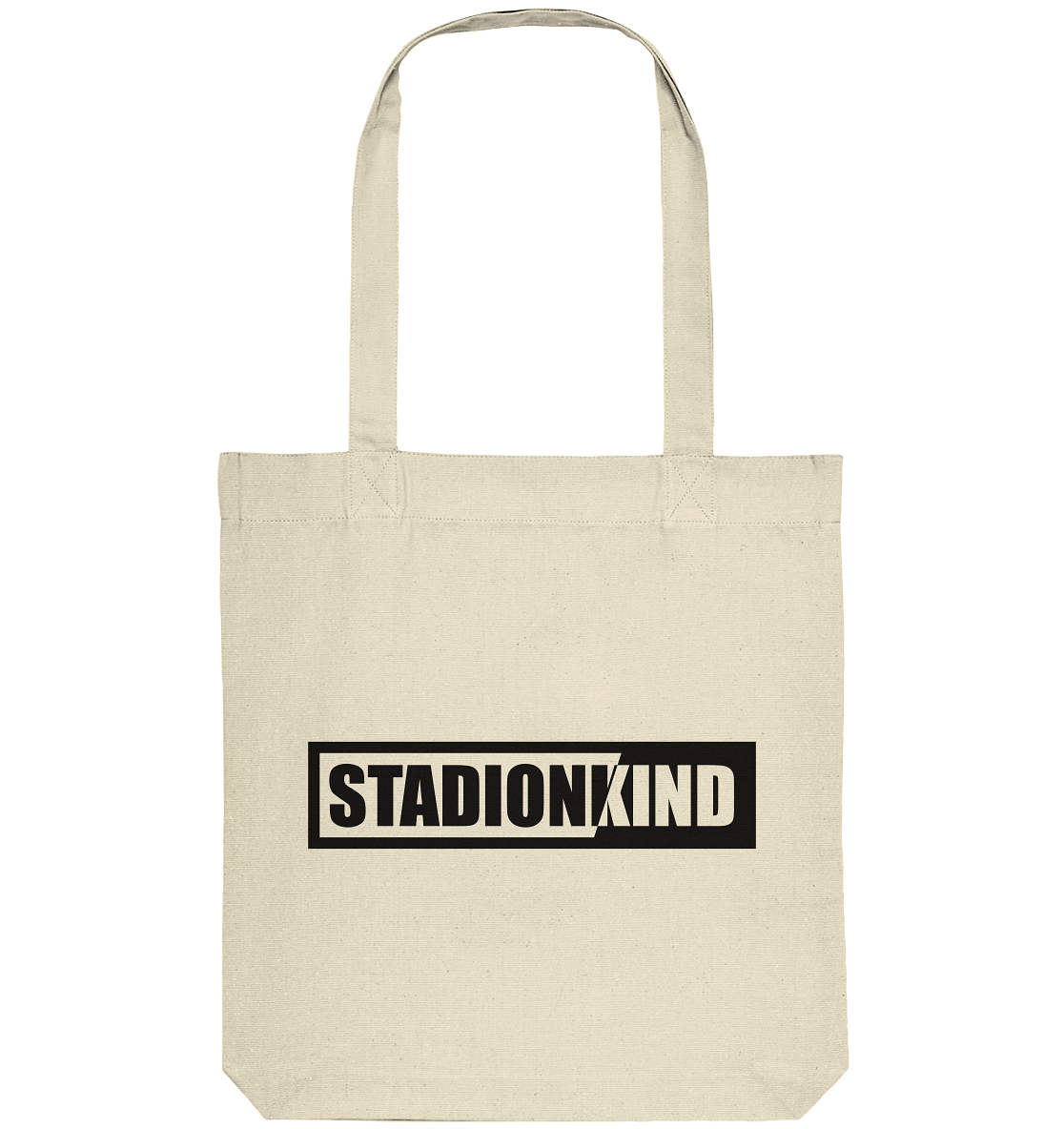 BLOCK.FC Fanblock Tote-Bag "STADIONKIND" Organic Baumwolltasche natural