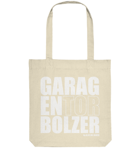 N.O.S.W BLOCK Teamsport Tote-Bag "GARAGENTORBOLZER" Organic Baumwolltasche nature