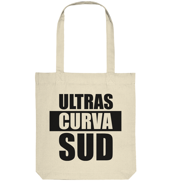 Ultras Tote-Bag "ULTRAS CURVA SUD" Organic Baumwolltasche natural