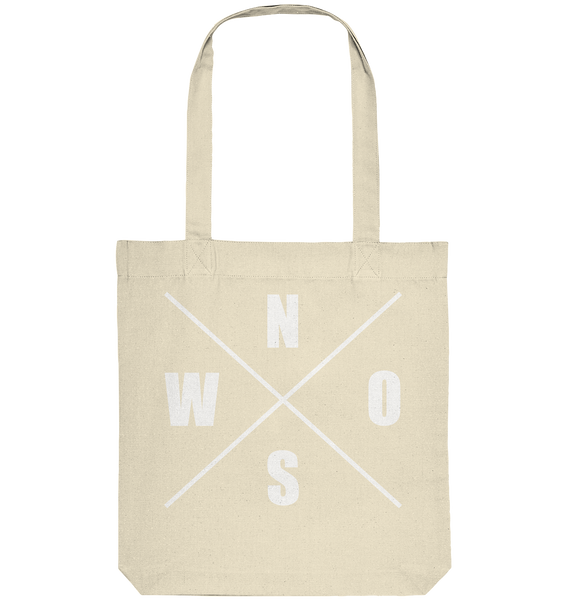 N.O.S.W. BLOCK Tote-Bag "N.O.S.W. ICON" Organic Baumwolltasche natural